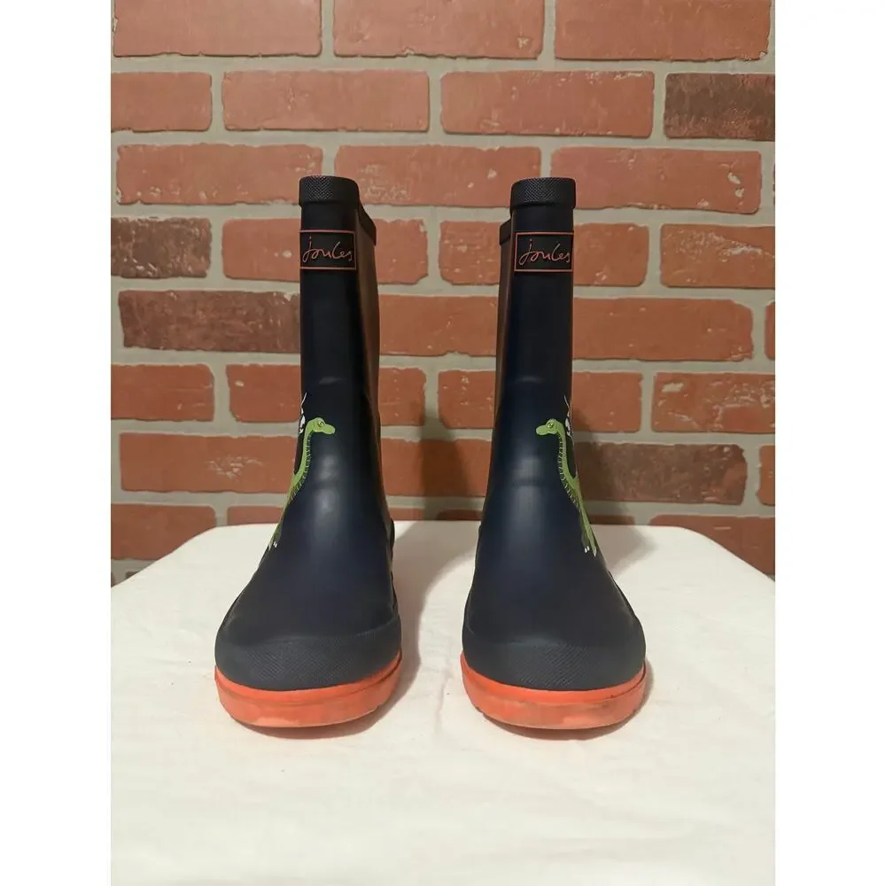 Joules Boys Dinosaur Rain Boots – Size 4